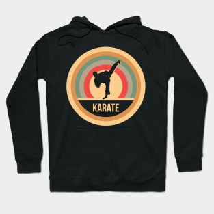 Retro Vintage Karate Gift For Karateka & Martial Artists Hoodie